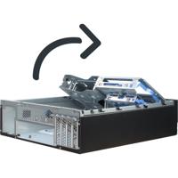 Inter-Tech IT-503 Mini-Toren Zwart - thumbnail