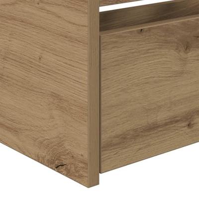 Dagbedframe met lades artisanaal eikenkleurig 100 x 200 cm