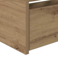 Dagbedframe met lades artisanaal eikenkleurig 75 x 190 cm - thumbnail