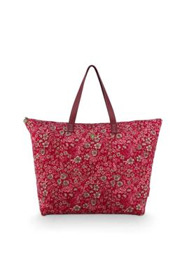 Pip Studio Tote Bag Tilda Groot Quilted Daisy Dreams Rood