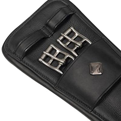 LeMieux Gel Tek Anatomic Curve dressuursingel zwart maat:70