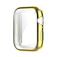 Siliconen case (volledig beschermd) 45mm - Goud - Geschikt voor Apple watch 45mm - thumbnail