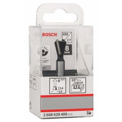 Bosch Accessoires Zwaluwstaartfrezen 8 mm, D1 14,3 mm, L 12,7 mm, G 48 mm, 15° 1st - 2608628408 Bosch Accessoires Zwaluwstaartfrezen 8 mm, D1 14,3 mm, L 12,7 mm, G 48 mm, 15° 1st - 2608628408