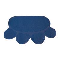 Uitloopmat poot donkerblauw - thumbnail