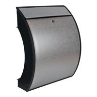 Burg-Wächter Turn kunststof brievenbus - RVS look - thumbnail