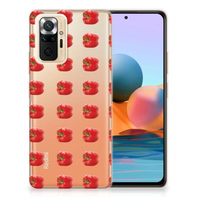 Xiaomi Redmi Note 10 Pro | Siliconen Case | Paprika Red Xiaomi Redmi Note 10 Pro | Siliconen Case | Paprika Red