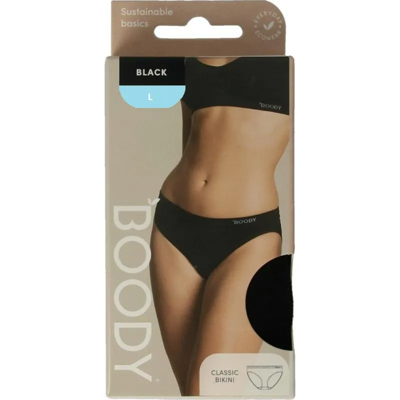 Boody Classic bikinislip zwart L 1 Stuks Boody Classic bikinislip zwart L 1 Stuks