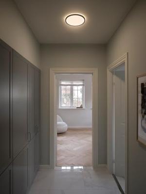 Nordlux PlafonniereOja zwart Ø 29,4cm - 2700K - 14,5W - 47276003