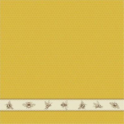 DDDDD theedoek bees 60x65 yellow