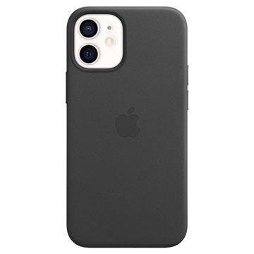 Apple leather case iPhone 12 Mini Black