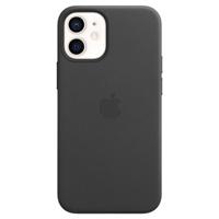 Apple leather case iPhone 12 Mini Black - thumbnail