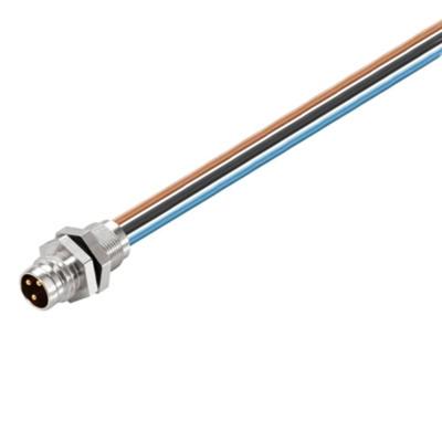 Weidmüller 1078730000 Sensor/actuator inbouwconnector M8 Aantal polen (sensoren): 3 Stekker, inbouw 1 stuk(s)