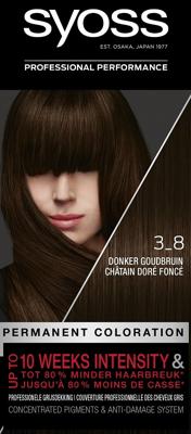 Syoss Color baseline 3-8 donker goudbruin haarverf 1 Set