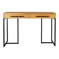 Dutchbone Sidetable 'Class' Eikenhout, 120cm, kleur Naturel - thumbnail