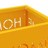 Parasolstandaard Mosterdgeel 15,5x15,5x49 cm Staal - thumbnail