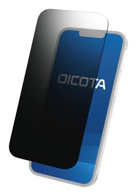 Dicota D80180-4AD D80180-4AD Screenprotector (glas) met privacyfolie Apple iPhone 16 Pro Max 1 stuk(s) Blauwlichtfilter, Krasvast