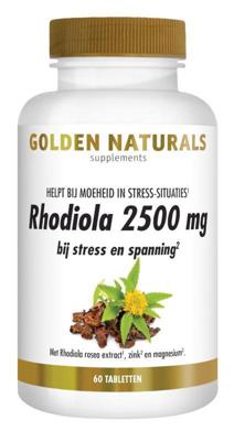 Golden Naturals Rhodiola 2500mg 60Tabletten Golden Naturals Rhodiola 2500mg 60Tabletten