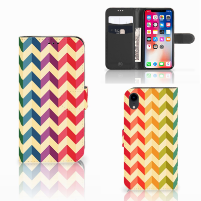 Apple iPhone Xr | Telefoon Hoesje | Zigzag Multi Color Apple iPhone Xr | Telefoon Hoesje | Zigzag Multi Color