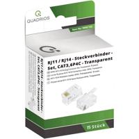 Quadrios Modulaire stekkerset, aantal polen 6P4C - niet afgeschermd, 15 st. 1906C162 Stekker, recht Aantal polen (sensoren) 6P4C 15 stuk(s) - thumbnail