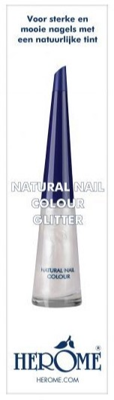 Herome Natural nail colour glitter 10 Milliliter