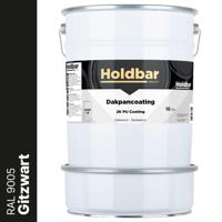 Holdbar Dakpancoating Gitzwart (RAL 9005) 10 Kg - thumbnail
