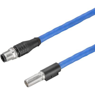 Weidmüller 2451130100 Sensor/actuator dataconnector, geassembleerd Aantal polen (sensoren): 8 Stekker, recht 1.00 m 1 stuk(s)