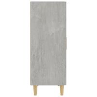 Dressoir 70x34x90 cm bewerkt hout betongrijs - thumbnail
