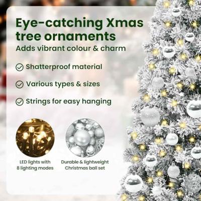 VidaXL Kunstmatige inklapbare kerstboom groen en wit 120 cm