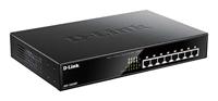 D-Link DGS-1008MP 8-Port Desktop Gigabit Switch (8 x 10/100/1000 BASE-T poorten, ondersteunt PoE+) - thumbnail