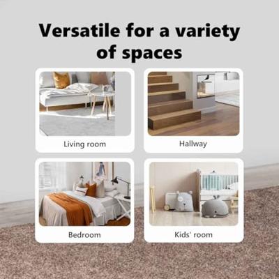 VidaXL Antislip shaggy tapijt bruin 80 x 150 cm pp VidaXL Antislip shaggy tapijt bruin 80 x 150 cm pp