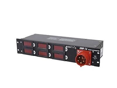 Eurolite SBM-16 19 stroomverdeler 6-voudig 2 HE