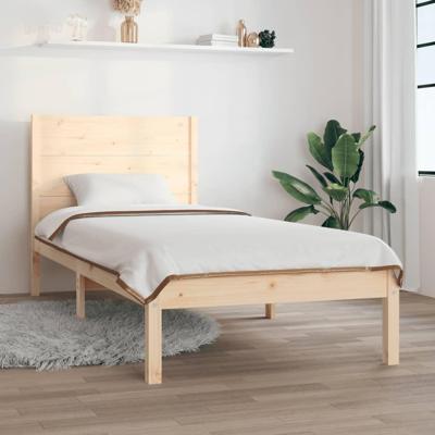 Bedframe zonder matras massief grenenhout 90x200 cm
