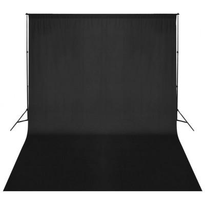 Achtergrondsysteem 500x300 cm zwart