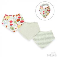 Soft Touch bandana-slab Home Grown 30 x 38 cm katoen beige 3 stuks - thumbnail