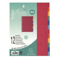 Spoorverbreders Exacompta 1412E Fiches Multicolour (12 Stuks) - thumbnail