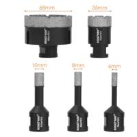 Diamant Gatenzaag Set 6-68 mm + Booradapter - 6-delig voor Tegels, Natuursteen & Keramiek - thumbnail
