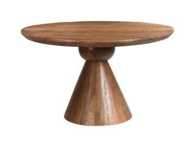 Brix Ronde Eettafel 'Balthazar' Mangohout, 130cm, kleur Bruin Brix Ronde Eettafel 'Balthazar' Mangohout, 130cm, kleur Bruin
