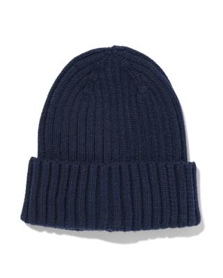 HEMA Kinder muts beanie (donkerblauw)