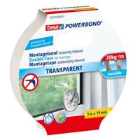 tesa 55744-00001-02 Montagetape tesa Powerbond Transparant (l x b) 5 m x 19 mm 1 stuk(s) - thumbnail
