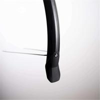 Eurofender Voorspatbord 28" lampo 58 mm breed - zwart - thumbnail