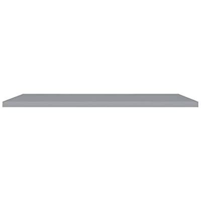 Wandschap zwevend 120x23,5x3,8 cm MDF grijs