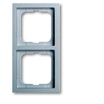 Busch-Jaeger 2CKA001754A4302 Frame Frame 2-voudig Future lineair Witaluminium (RAL 9006), Aluminium 1 stuk(s)