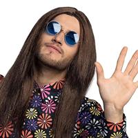 Hippiebril blauw - thumbnail