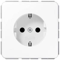 Jung CD1520NWW Wandcontactdoos met randaarde Inzetstuk 1-voudig Alpine-wit 1 stuk(s) - thumbnail