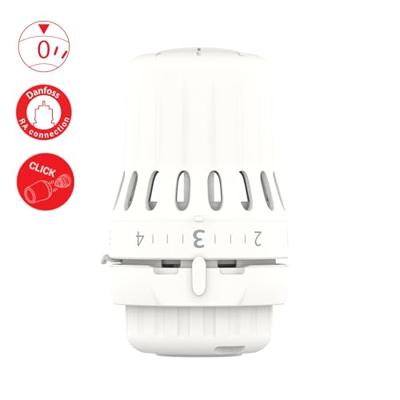 Kirchhoff DANFOSS thermostaatkop, wit, met ingebouwde sensor en nulstand - 013G5110