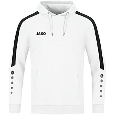JAKO 6723K Sweater Met Kap Power Kids - Wit - 140