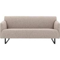 Goossens Excellent Bank Montreal bruin, stof, 2,5-zits, modern design - thumbnail