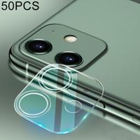 50 PCS For iPhone 11 HD Rear Camera Lens Protector Tempered Glass Film - thumbnail