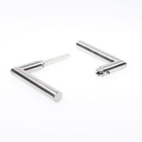 Intersteel Deurkruk Jura hoek 90° - RVS - thumbnail