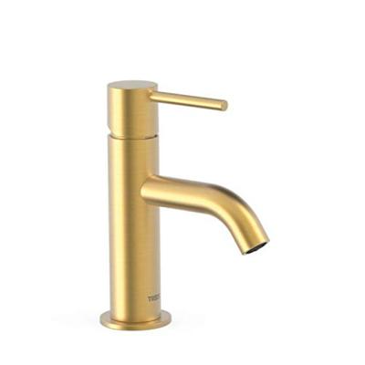 Wastafelmengkraan Tres Study Exclusive 17,5 cm Hendel Rond Mat Goud